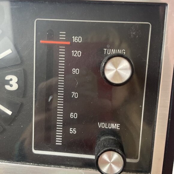 Vintage General Electric AM Radio Alarm Clock Model 7-4725A Working Retro 70s - Picture 10 of 10